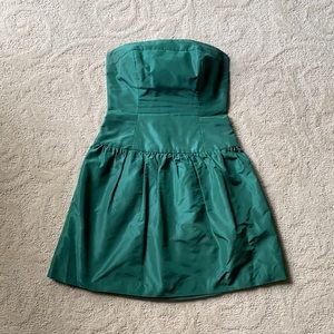 J. Crew | Silk Taffeta Tamryn Dress in Deep Alpine